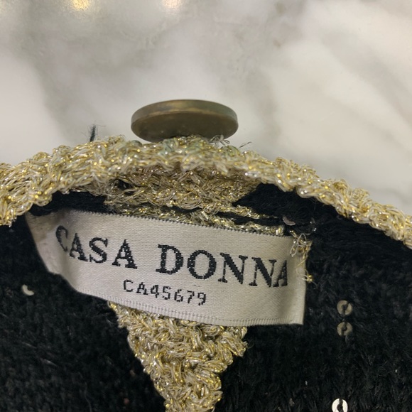 Black Sequined Sweater - Picture 4 of 5